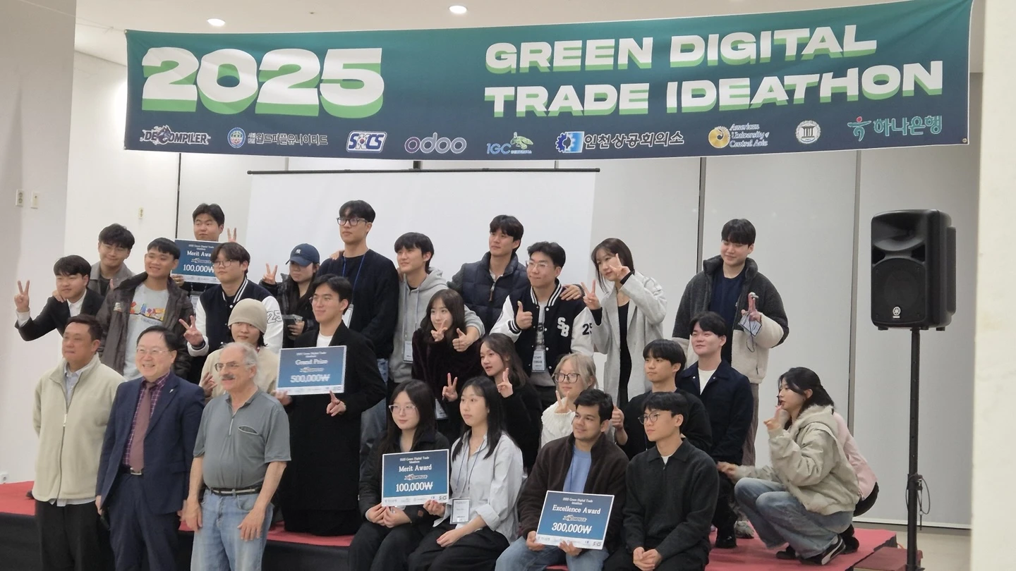 The award ceremony at the end of the 2025 ideathon